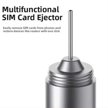 Perie de curățare pentru telefoane cu peri scurți duri, PIN de eliminare SIM, breloc și extractor portabil multifuncțional pentru carduri