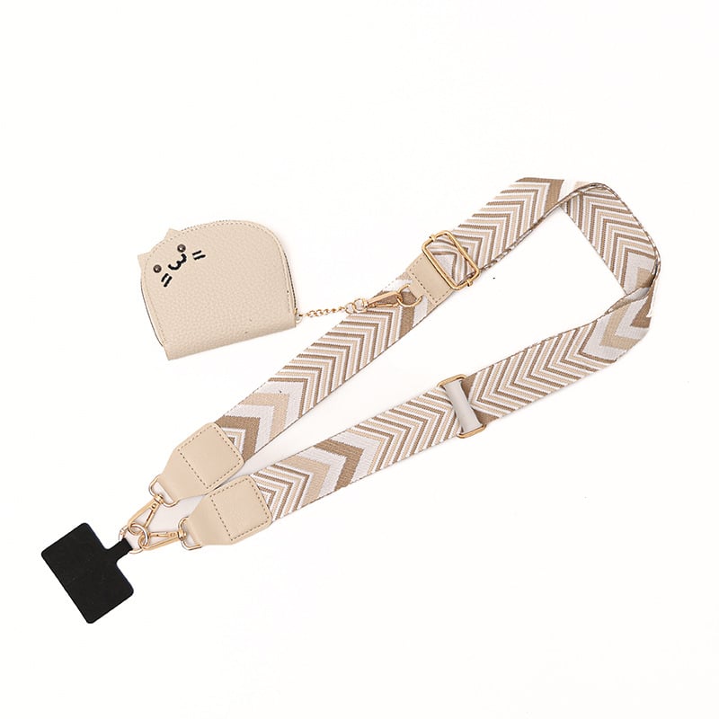 Ιμάντας τσάντας/ώμου - Πολυεστέρας; Λειτουργίες: Αντοχή στη φθορά; Μείωση φόρτου; Προστασία της σπονδυλικής στήλης; Στυλ: Αστική απλότητα; Μοτίβο: Γεωμετρικά μοτίβα