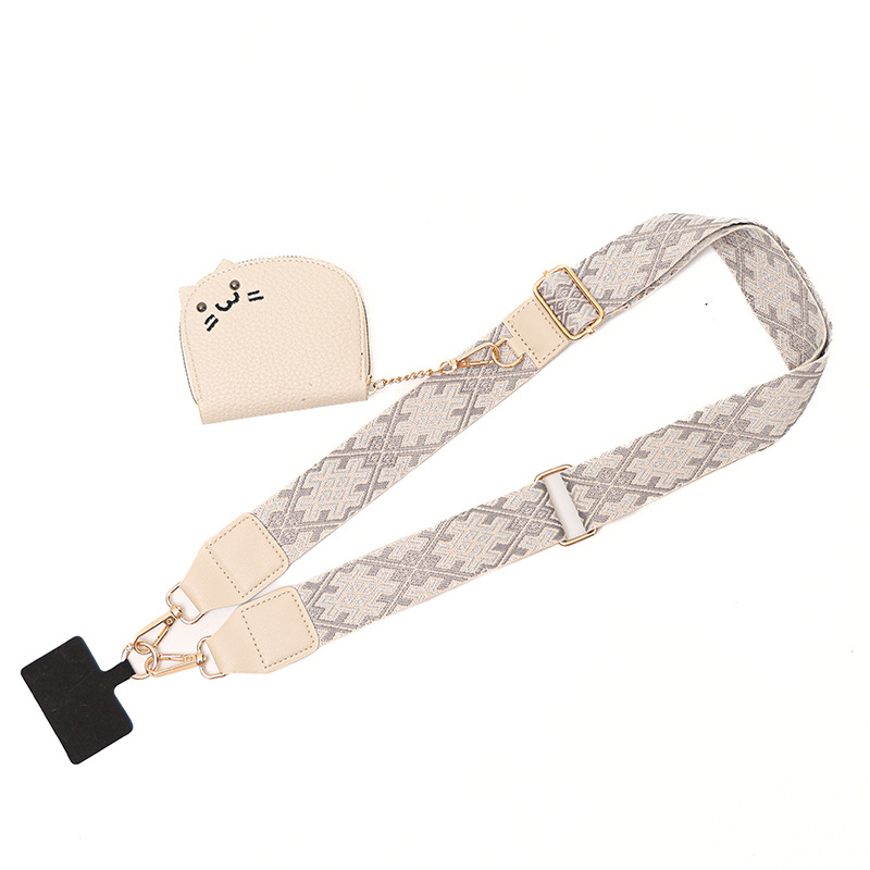 Ιμάντας τσάντας/ώμου - Πολυεστέρας; Λειτουργίες: Αντοχή στη φθορά; Μείωση φόρτου; Προστασία της σπονδυλικής στήλης; Στυλ: Αστική απλότητα; Μοτίβο: Γεωμετρικά μοτίβα