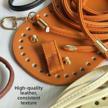 Ručna tkanina kožna dumpling torba – jedne boje, prozračna, vodootporna, lagana, dodatak prtljage