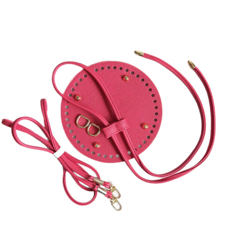 Ručna tkanina kožna dumpling torba – jedne boje, prozračna, vodootporna, lagana, dodatak prtljage