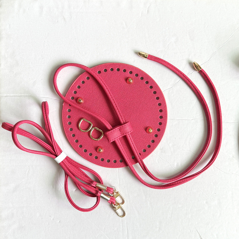 Ručna tkanina kožna dumpling torba – jedne boje, prozračna, vodootporna, lagana, dodatak prtljage