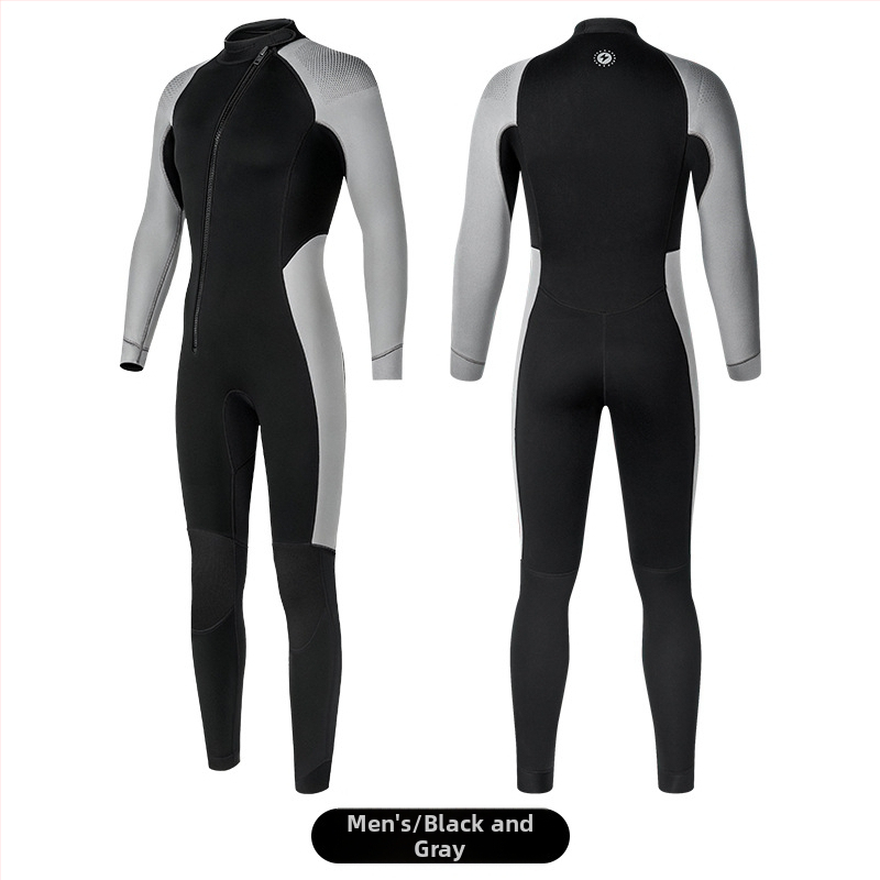 3 mm neoprēna niršanas kombinezons, viengabala, universāls, saglabā siltumu, materiāls: neoprēns + neilons