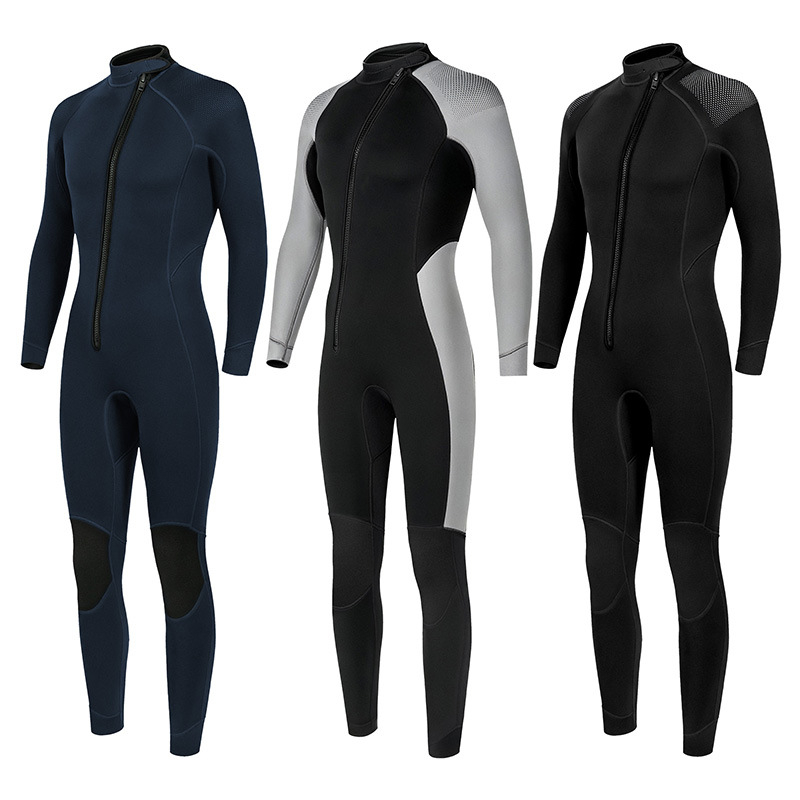 3 mm neoprēna niršanas kombinezons, viengabala, universāls, saglabā siltumu, materiāls: neoprēns + neilons