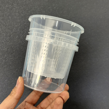 Lonac za orhideje s automatskim zalijevanjem i spremnikom vode, plastični, za podnu upotrebu
