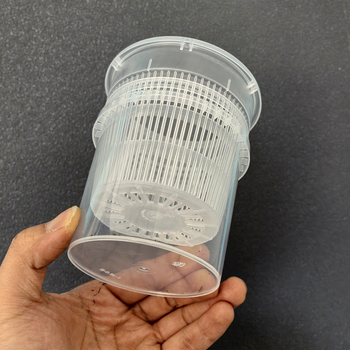Lonac za orhideje s automatskim zalijevanjem i spremnikom vode, plastični, za podnu upotrebu