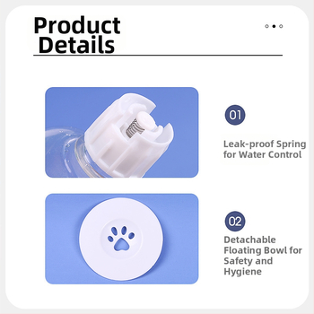 Σετ γάτας με διπλό μπολ και αυτόματη ταϊστρα