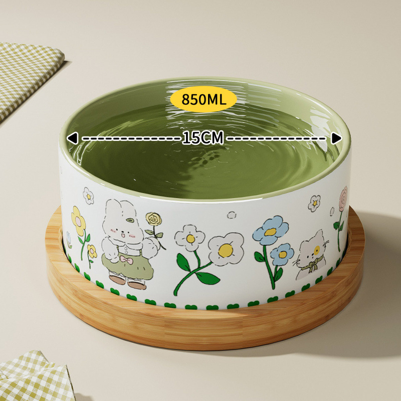 Μπολ φαγητού γάτας, αντιανατροπή, μπολ φαγητού και νερού για κατοικίδια