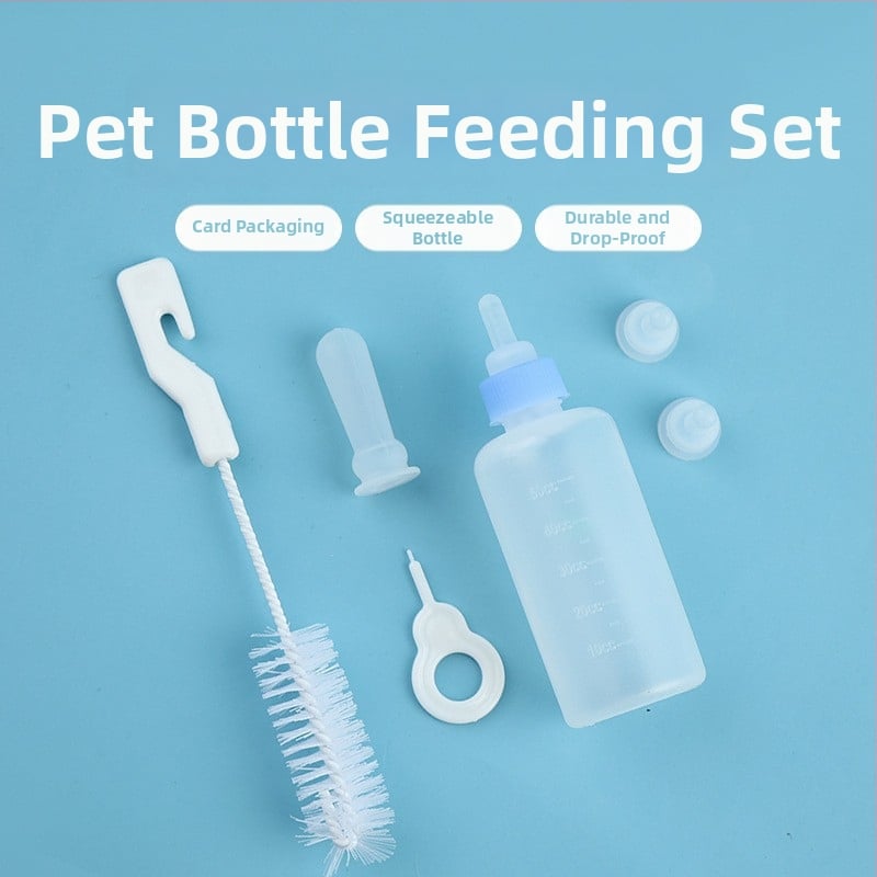 Σετ μπιμπερό για κατοικίδια — σιλικόνη, κατάλληλο για γάτες, είδη περιποίησης κατοικίδιων