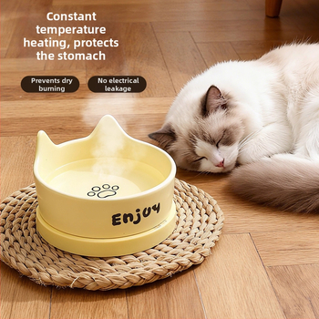 Κεραμικός μονωμένος διανομέας νερού για γάτες με σταθερή θερμοκρασία, χωρίς ευφυείς λειτουργίες