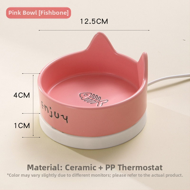 Κεραμικός μονωμένος διανομέας νερού για γάτες με σταθερή θερμοκρασία, χωρίς ευφυείς λειτουργίες