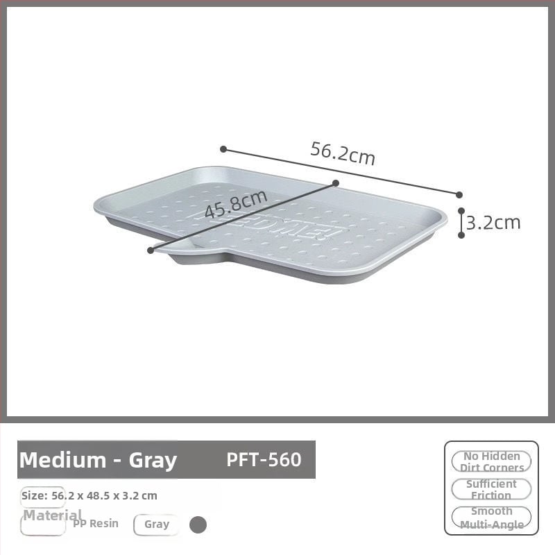 Kaķu un suņu ēdiena padevējs – noplūdes drošs paliktnis, ūdensnoturīgs kaķa bļodai paliktnis, PP materiāls, zīmols Alice