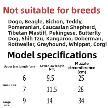 Μεταλλική μουζίλα σκύλου, Αντιδαγκωτική προστασία στόματος