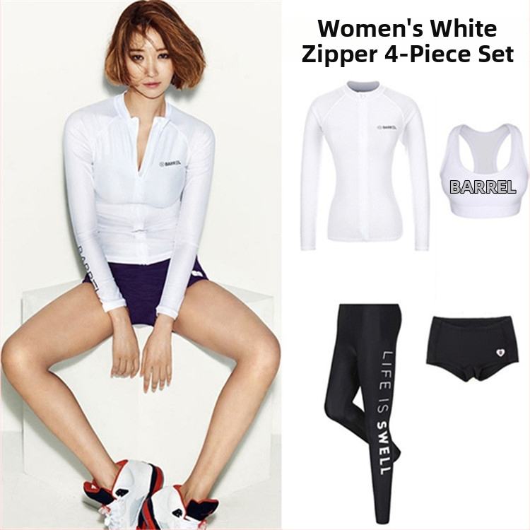 Divdaļīgs niršanas komplekts no neilona, ātri žūstošs, UV aizsardzība, universāls pieaugušajiem