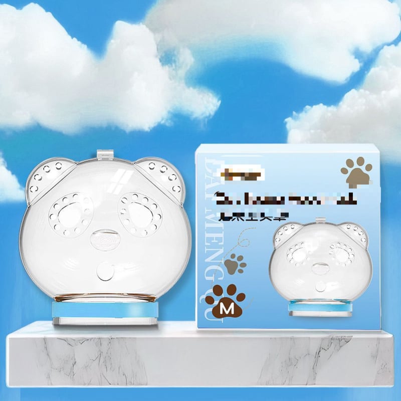 Κεφαλή προστασίας γάτας από δάγκωμα και γρατζουνιές, πλαστικό υλικό, για μπάνιο και κοπή νυχιών