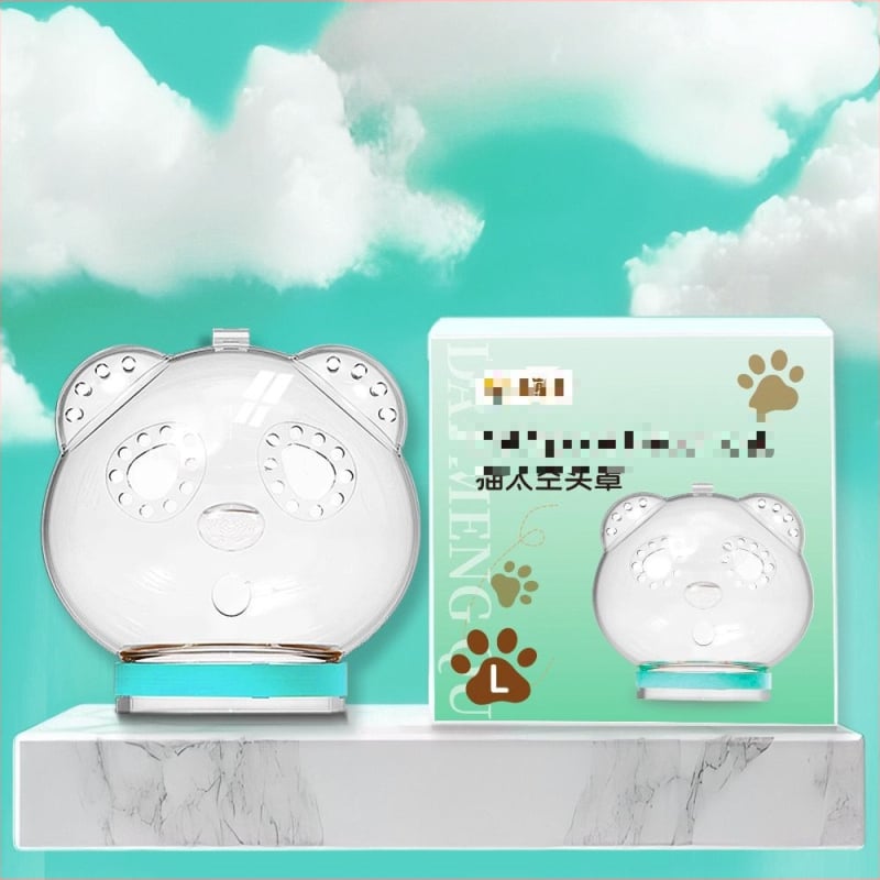 Κεφαλή προστασίας γάτας από δάγκωμα και γρατζουνιές, πλαστικό υλικό, για μπάνιο και κοπή νυχιών