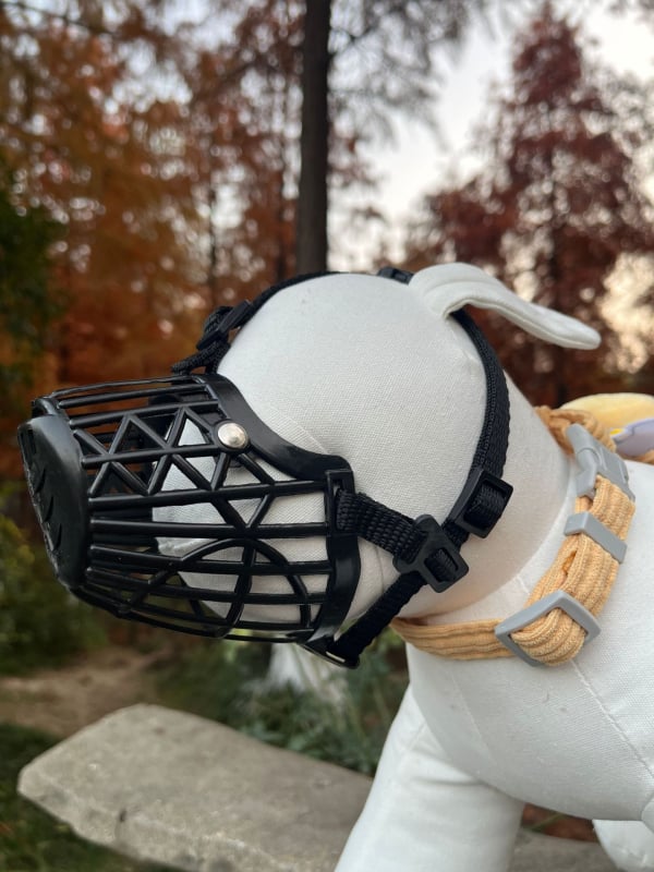 Φίμωτρο σκύλου – πλαστικό κάλυμμα στόματος, ιδιωτικής ετικέτας, 100 σετ σε κουτί