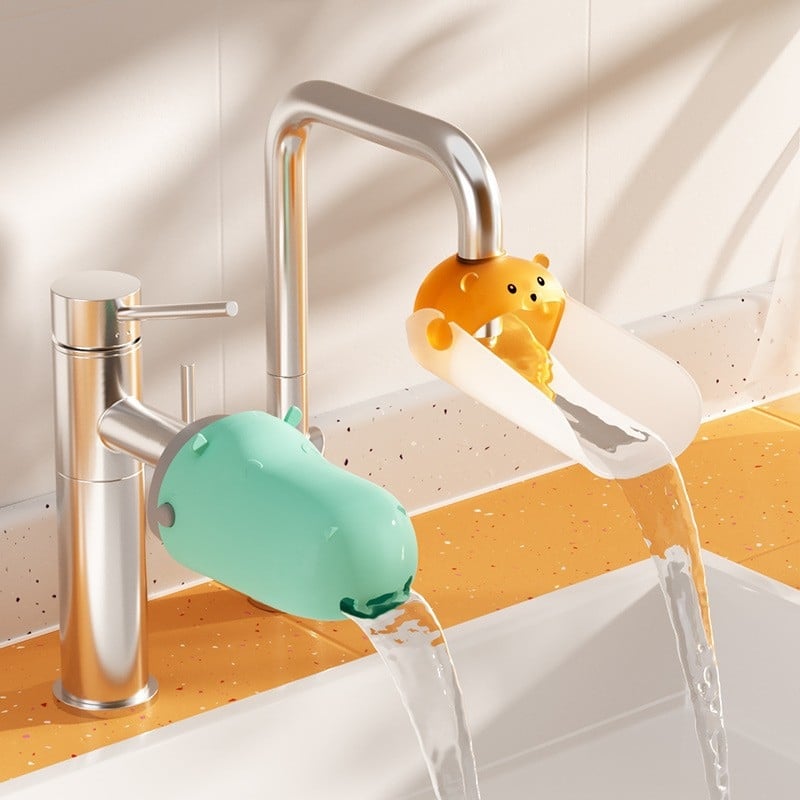 Csaptelep hosszabbító gyerekeknek - Cartoon sorozat, szilikon anyag, 2025 tavaszi megjelenés