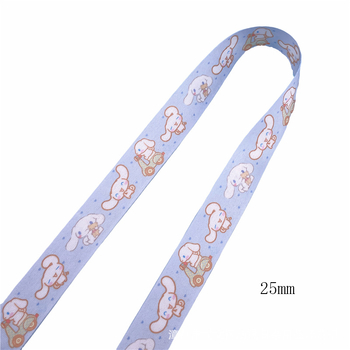 Dviejų pusių poliesterio lanyardas kaukėms, čiulptuko laikiklis ir vandens buteliuko dirželis – 10 jardų ritinyje, prekės ženklas Spinning Ribbon