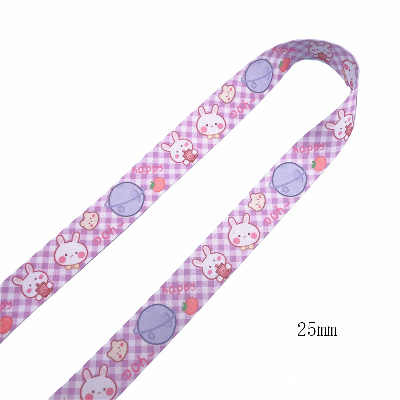 Dviejų pusių poliesterio lanyardas kaukėms, čiulptuko laikiklis ir vandens buteliuko dirželis – 10 jardų ritinyje, prekės ženklas Spinning Ribbon