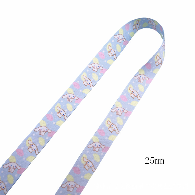 Dviejų pusių poliesterio lanyardas kaukėms, čiulptuko laikiklis ir vandens buteliuko dirželis – 10 jardų ritinyje, prekės ženklas Spinning Ribbon