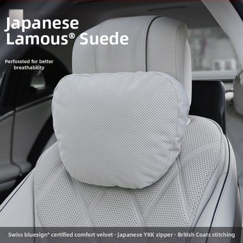 BIMLL autopeapadi ja kaela padi koos nimme-tugega, sametise täidisega