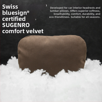 BIMLL autopeapadi ja kaela padi koos nimme-tugega, sametise täidisega