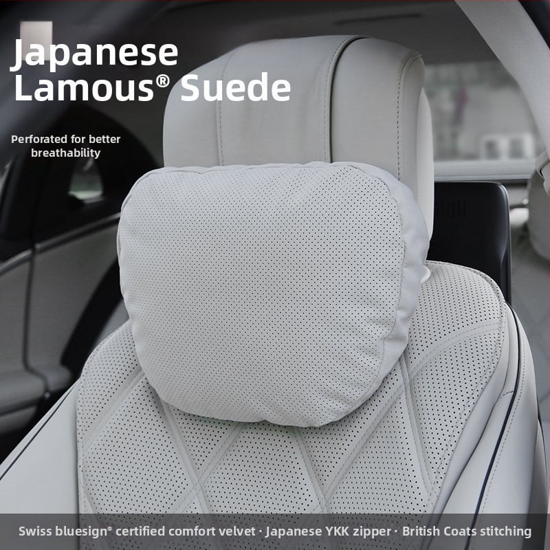 BIMLL autopeapadi ja kaela padi koos nimme-tugega, sametise täidisega