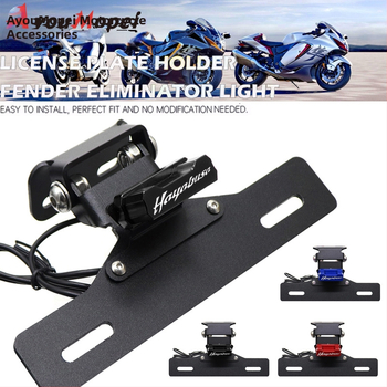 Ramă pentru plăcuța de înmatriculare din aluminiu 3mm și protecție spate de noroi pentru Suzuki GSX1300R Hayabusa 2021-2024 – Model GSX1300R HAYABUSA, Piesa 78142222