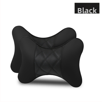 Kahe auto kaelapadi komplekt – kunstnahaga välispind, täidis sünteetilistest kiududest, kõikide aastaaegade jaoks, äristiili siseaksessuaar