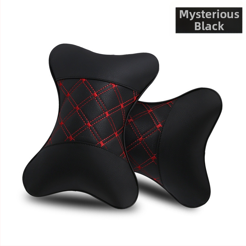 Kahe auto kaelapadi komplekt – kunstnahaga välispind, täidis sünteetilistest kiududest, kõikide aastaaegade jaoks, äristiili siseaksessuaar