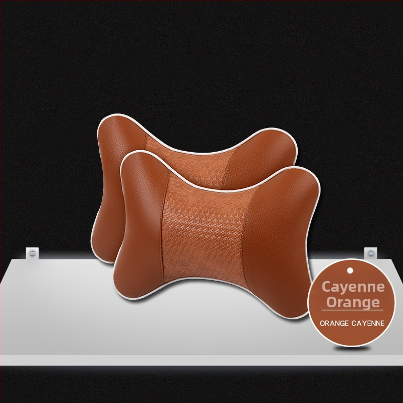 Kahe auto kaelapadi komplekt – kunstnahaga välispind, täidis sünteetilistest kiududest, kõikide aastaaegade jaoks, äristiili siseaksessuaar