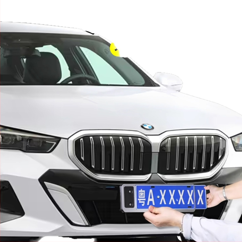 Universalni okvir za registarske pločice — aluminijska legura i karbonska vlakna, Model 1.0/1.2, Kompatibilan sa svim pločicama, Marka .suzeda, Podrijetlo Zhejiang-Ningbo