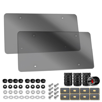 US okvir za registarske pločice, set od 2 komada, plastika, model Plane, tip pokrića, podrijetlo Zhejiang, broj dodatka 5561