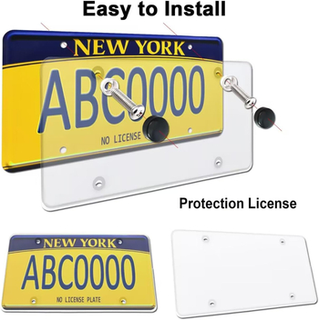 US okvir za registarske pločice, set od 2 komada, plastika, model Plane, tip pokrića, podrijetlo Zhejiang, broj dodatka 5561