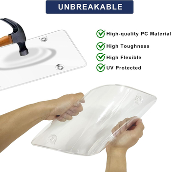 US okvir za registarske pločice, set od 2 komada, plastika, model Plane, tip pokrića, podrijetlo Zhejiang, broj dodatka 5561