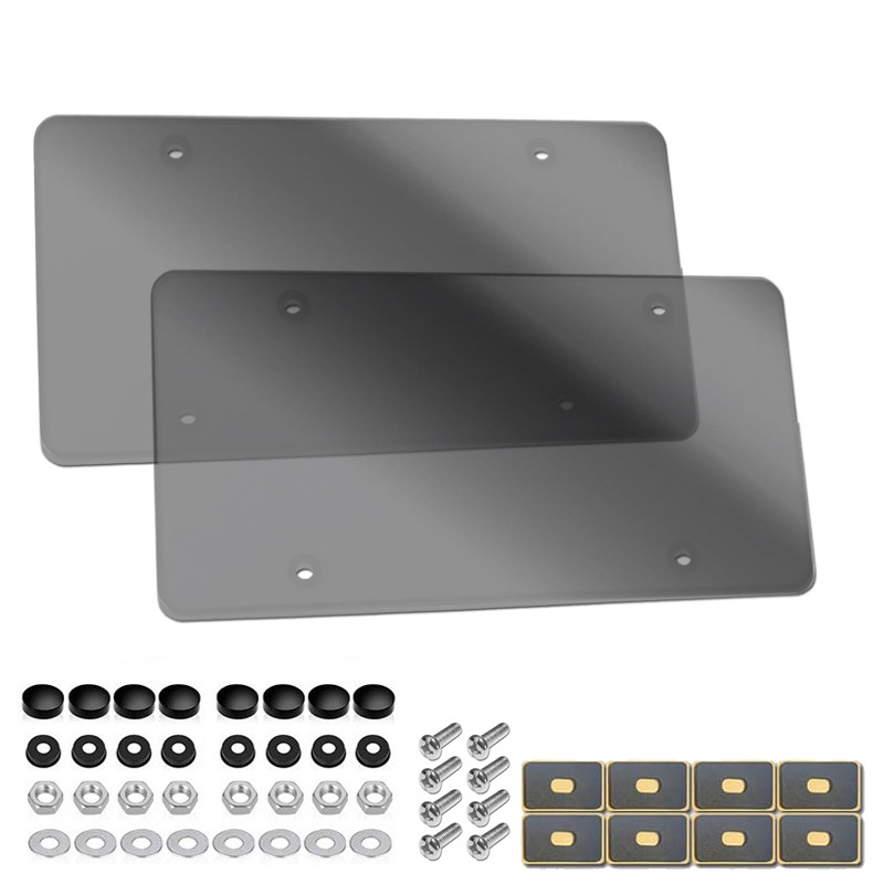 US okvir za registarske pločice, set od 2 komada, plastika, model Plane, tip pokrića, podrijetlo Zhejiang, broj dodatka 5561