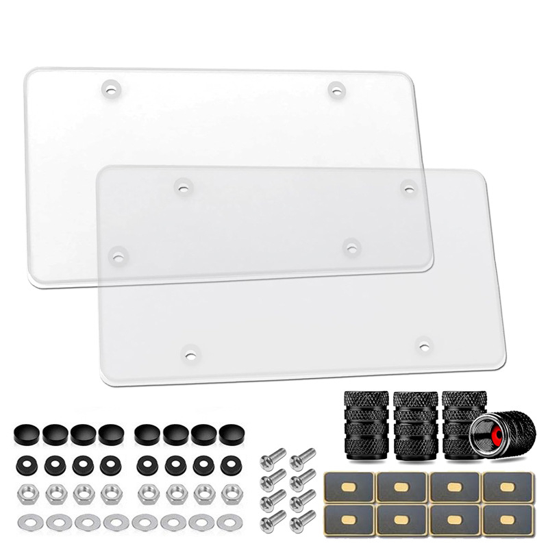 US okvir za registarske pločice, set od 2 komada, plastika, model Plane, tip pokrića, podrijetlo Zhejiang, broj dodatka 5561