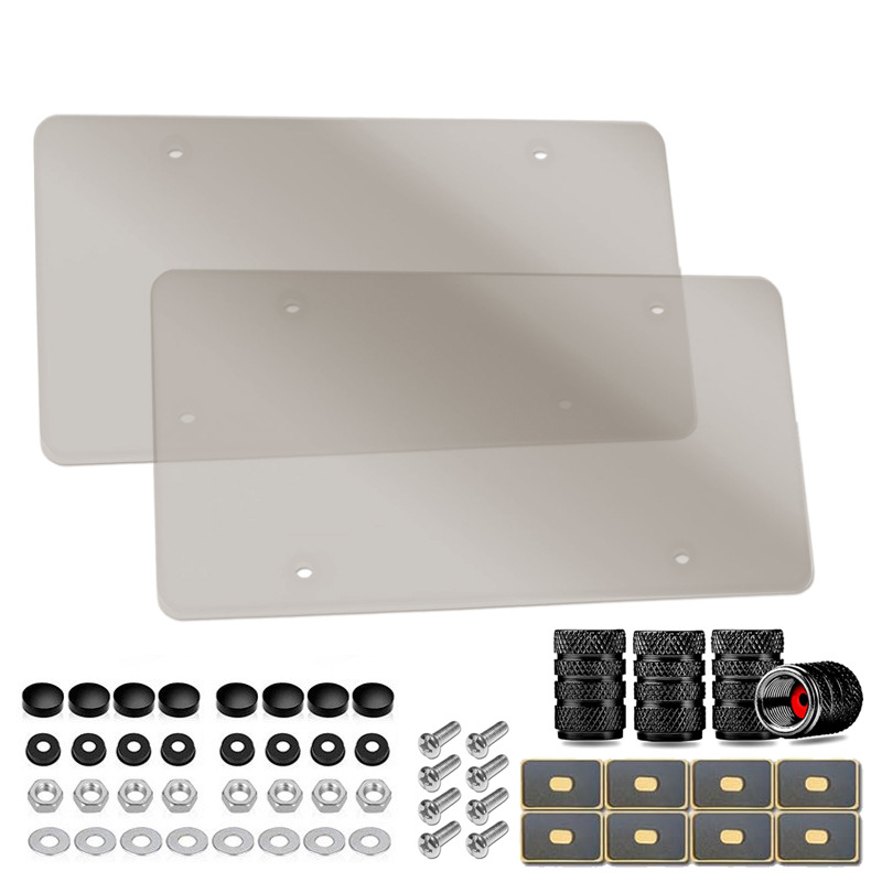 US okvir za registarske pločice, set od 2 komada, plastika, model Plane, tip pokrića, podrijetlo Zhejiang, broj dodatka 5561