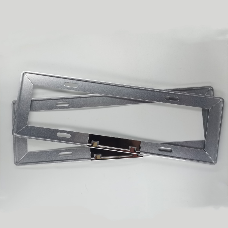 Okvir za registarsku pločicu GB-JMBK, magnezijeva legura, za nove prometne propise, učvršćivanje registarske pločice na automobil, marka Gert.
