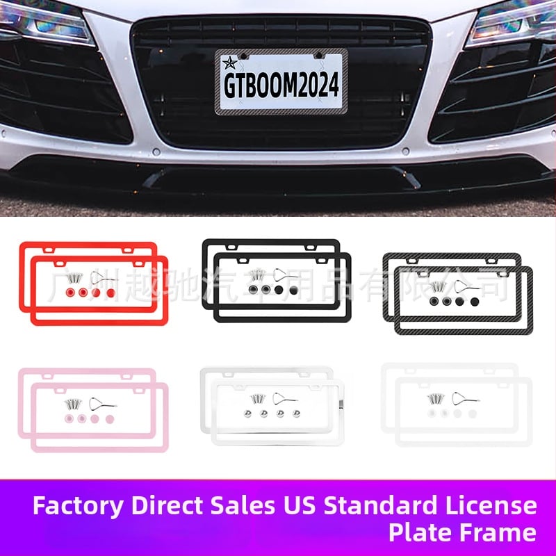 Roostevabast terasest numbrimärgi kaste US-i eeskirjadega, auto modifikatsioonid, kaubamärk yc, Guangzhou valmistatud