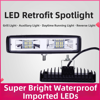 Φορτηγού LED προβολέας, λαμπτήρας με μακρύ ανακλαστικό κύπελλο, 48W, συμβατός με φορτηγά, μη συναρμολογημένος