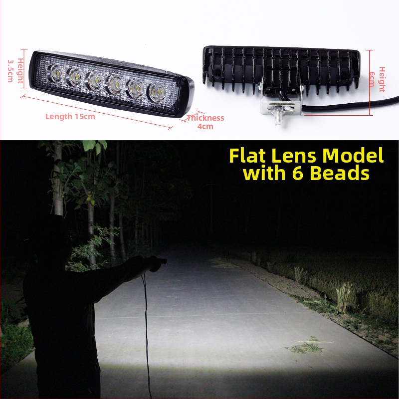 Φορτηγού LED προβολέας, λαμπτήρας με μακρύ ανακλαστικό κύπελλο, 48W, συμβατός με φορτηγά, μη συναρμολογημένος