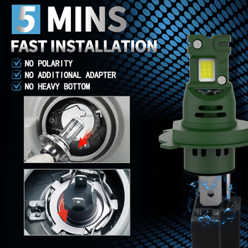 LED φανάρι αυτοκινήτου - 70W, 12V, 7000LM, IP68, κράμα αλουμινίου