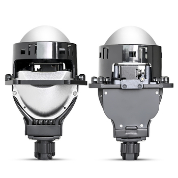 LED προβολέας αυτοκινήτου με διπλό φακό, 65W, 12V, 18000 lm, αλουμινένιο περίβλημα, συμβατό με H4/H7/H11