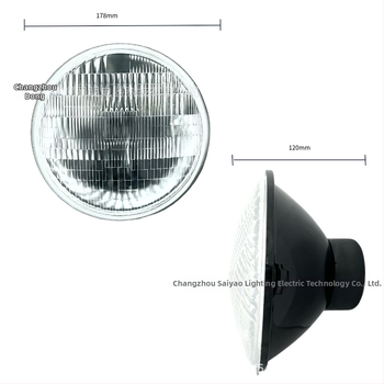 Φανάρι LED αυτοκινήτου, κυκλικό περίβλημα, IP67, 100W, 12V, 5000lm