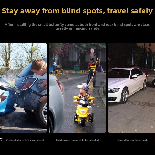 Κάμερα οπισθοπορείας αυτοκινήτου, 170° ευρυγώνιος, AHD/CCD, 720x1280P, IP68, 12V