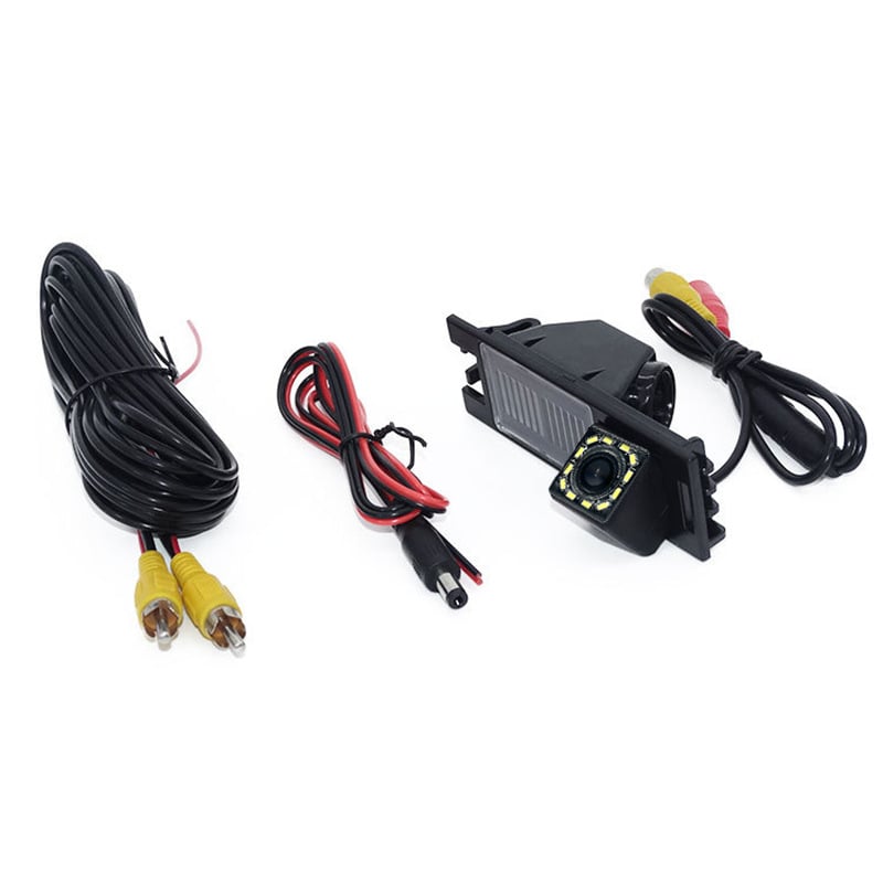 Κάμερα οπίσθιας όψης αυτοκινήτου, universal fit, μοντέλο YSJ-8038B, 12V, γωνία προβολής 90–170°, ανάλυση 928×520, εικόνα αντίστροφης προβολής