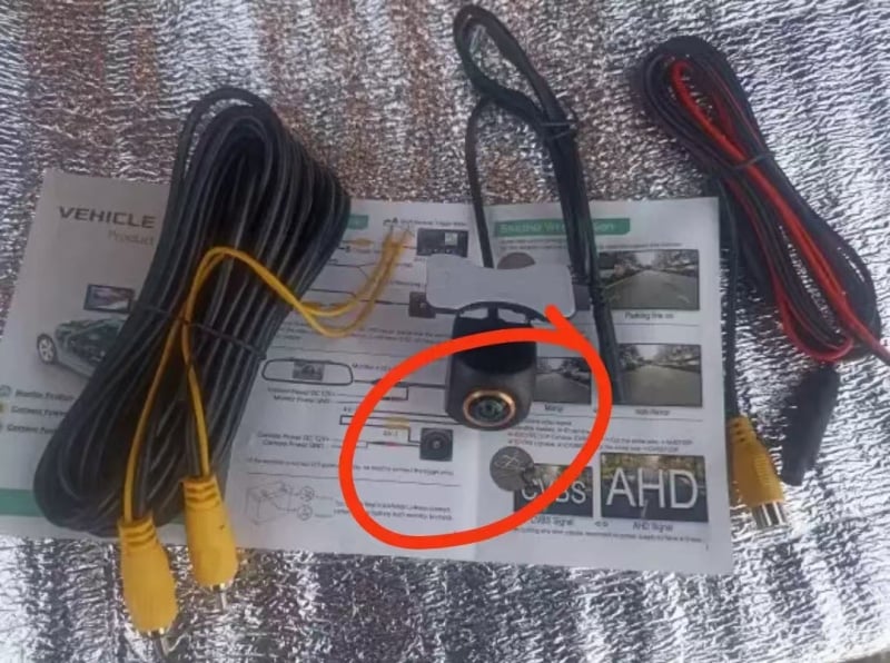 Kamera οπισθοπορείας LS8014 για Mercedes-Benz Vito W447A, W176, W166, ML-κλάση, ανάλυση 1280x720, γωνία προβολής 170°, AV βίντεο σήμα, τροφοδοσία 12V