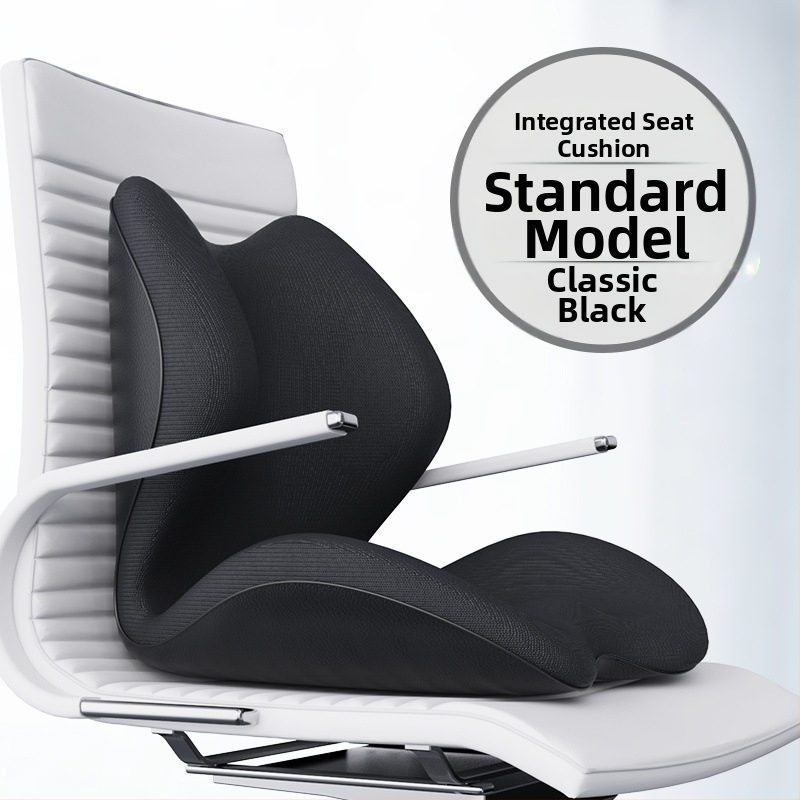 Perne încălzite pentru scaun, cu spătar integrat pentru birou, umplutură memory foam, suport lombar